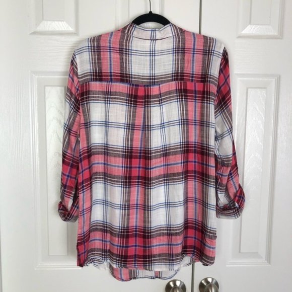Francesca's | NWT Deb Plaid Buttondown - Picture 7 of 12